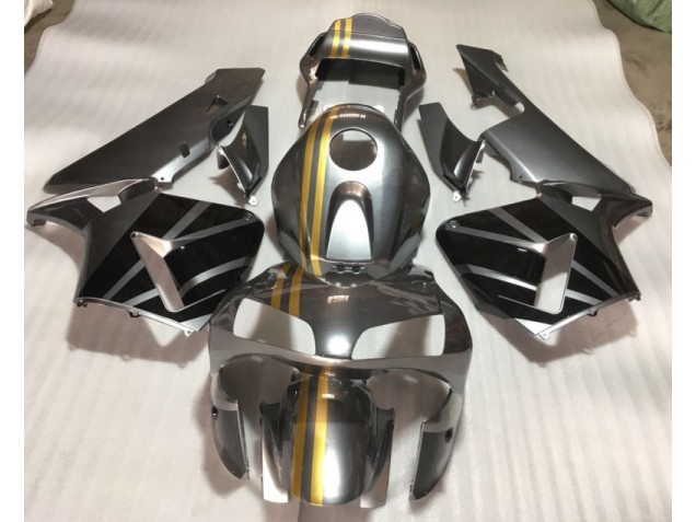 Carénage CBR 600 RR 2003-2004 - Argent Or Noir Carénage CBR 600 RR 2003-2004 - Argent Or Noir