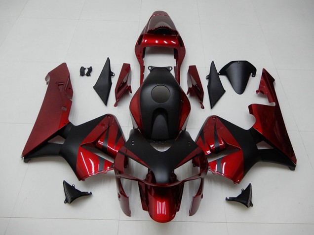 Carrosserie CBR 600 RR 2003-2004 - Rouge Noir Carrosserie CBR 600 RR 2003-2004 - Rouge Noir
