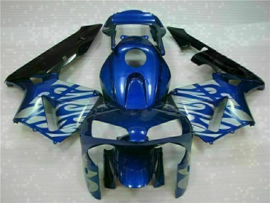 Acheter Carénage CBR 600 RR 2003-2004 - Bleu avec Argent Flamme