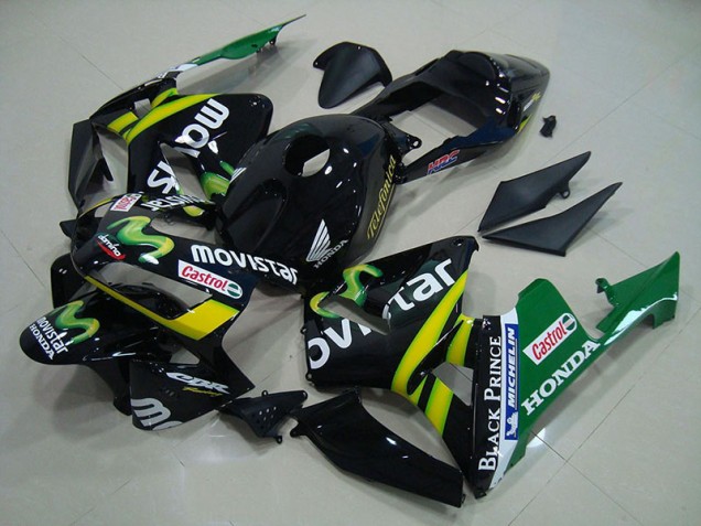 Carénage CBR 600 RR 2003-2004 - Noir Movistar Carénage CBR 600 RR 2003-2004 - Noir Movistar