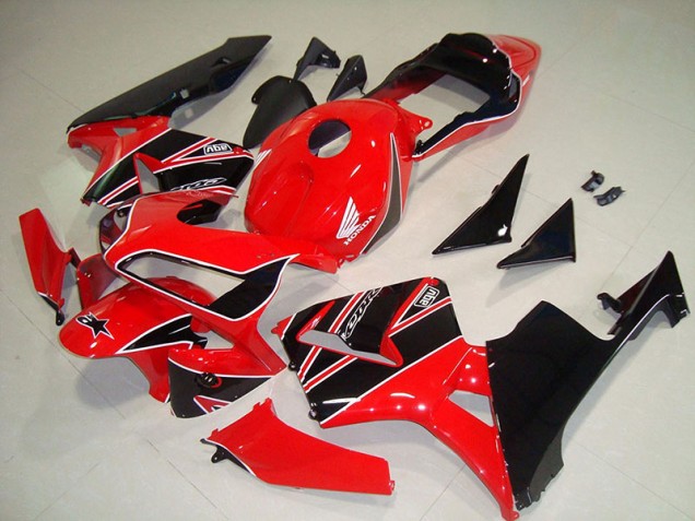 Kit Carénages & Plastique CBR 600 RR 2003-2004 - Rouge Noir Kit Carénages & Plastique CBR 600 RR 2003-2004 - Rouge Noir