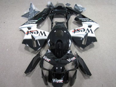 Acheter Carénage CBR 600 RR 2003-2004 - West Blanc Noir