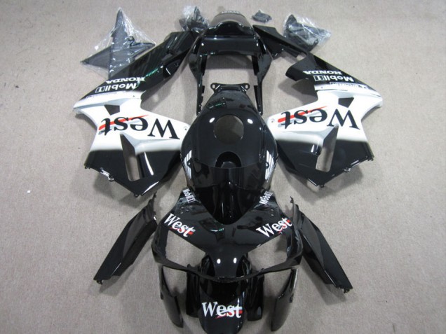 Carénage CBR 600 RR 2003-2004 - West Blanc Noir Carénage CBR 600 RR 2003-2004 - West Blanc Noir