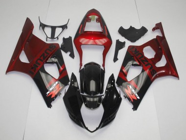 Acheter Carénage GSXR 1000 K3 2003-2004 - Noir Rouge