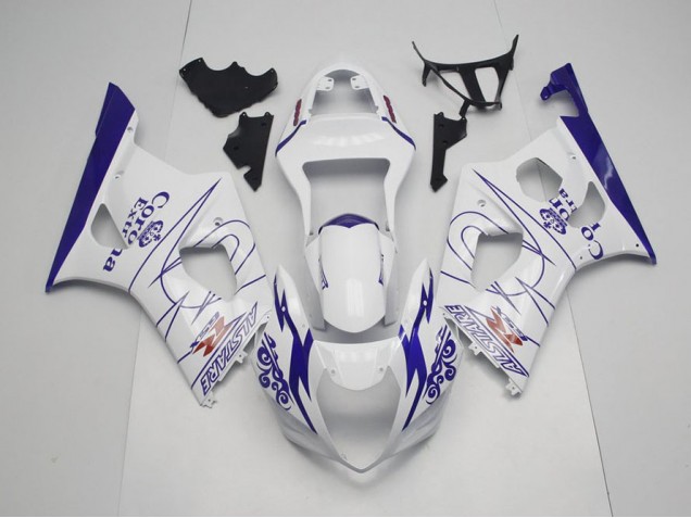 Carénage GSXR 1000 K3 2003-2004 - Bleu Whie Corona Carénage GSXR 1000 K3 2003-2004 - Bleu Whie Corona