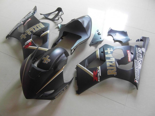 Carénage GSXR 1000 K3 2003-2004 - Noir Mat Rizla Courses Carénage GSXR 1000 K3 2003-2004 - Noir Mat Rizla Courses