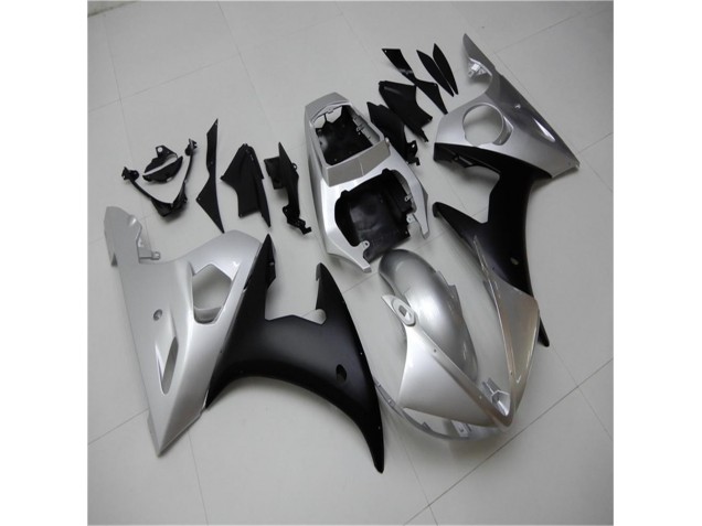 Carénage R6 2003-2005 - Argent Noir