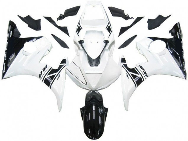 Carénage R6 2003-2005 - Noir Blanc Tribal Carénage R6 2003-2005 - Noir Blanc Tribal