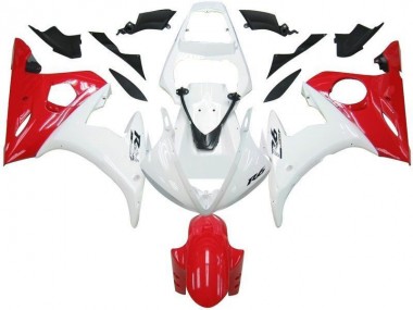 Acheter Carénage R6 2003-2005 - Blanc Rouge