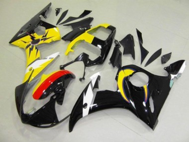 Acheter Carénage R6 2003-2005 - Moon Noir Jaune