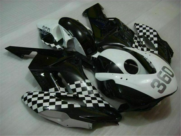 Carénages CBR 1000 RR 2004-2005 - Blanc Noir Carénages CBR 1000 RR 2004-2005 - Blanc Noir