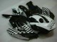 Carénages CBR 1000 RR 2004-2005 - Blanc Noir Carénages CBR 1000 RR 2004-2005 - Blanc Noir