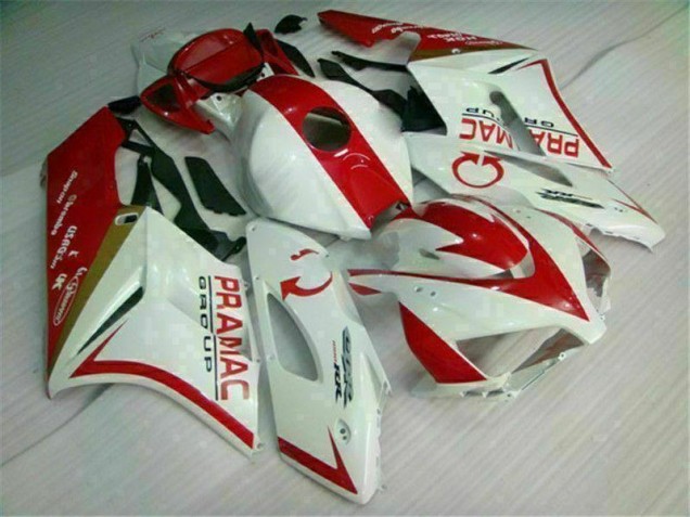 Kit Carénages & Plastique CBR 1000 RR 2004-2005 - Blanc Rouge Kit Carénages & Plastique CBR 1000 RR 2004-2005 - Blanc Rouge