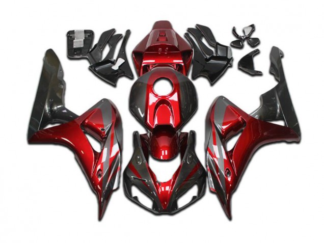 Carénage CBR 1000 RR 2004-2005 - Rouge Bonbon Gris Noir