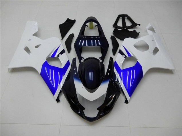 Carénage GSXR 600 / 750 K4 2004-2005 - Blanc Bleu Carénage GSXR 600 / 750 K4 2004-2005 - Blanc Bleu
