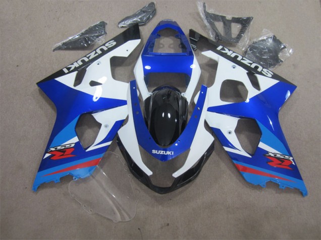 Carénages GSXR 600 K4 2004-2005 - Bleu Blanc Carénages GSXR 600 K4 2004-2005 - Bleu Blanc