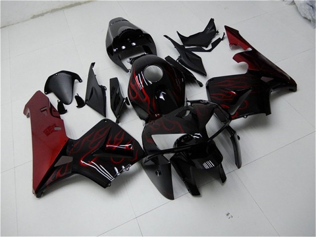 Carénage CBR 600 RR 2005-2006 - Rouge Flamme Noir Carénage CBR 600 RR 2005-2006 - Rouge Flamme Noir