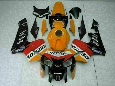 Acheter Carrosserie CBR 600 RR 2005-2006 - Orange Noir Repsol