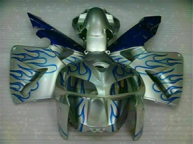 Acheter Carénage CBR 600 RR 2005-2006 - Blanc Bleu Flamme