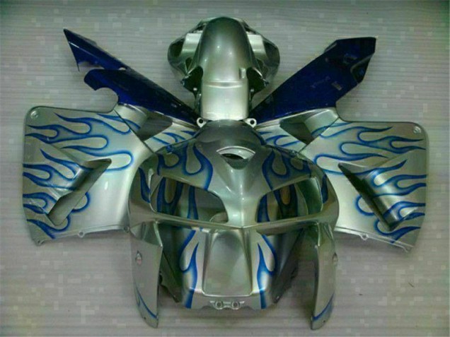 Carénage CBR 600 RR 2005-2006 - Blanc Bleu Flamme