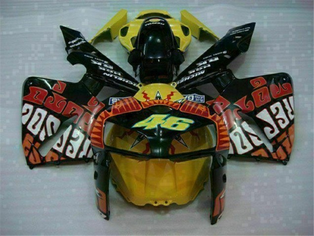 Carénage CBR 600 RR 2005-2006 - Noir Rouge Jaune 46 Carénage CBR 600 RR 2005-2006 - Noir Rouge Jaune 46
