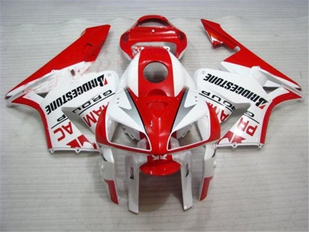 Kit Carénages CBR 600 RR 2005-2006 - Rouge Blanc Kit Carénages CBR 600 RR 2005-2006 - Rouge Blanc