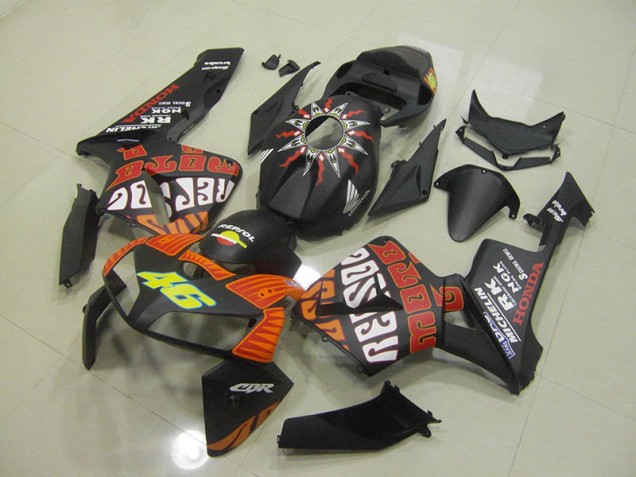 Carénage CBR 600 RR 2005-2006 - Noir Mat Rossi Carénage CBR 600 RR 2005-2006 - Noir Mat Rossi