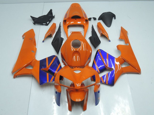 Carénage CBR 600 RR 2005-2006 - Orange Bleu Carénage CBR 600 RR 2005-2006 - Orange Bleu