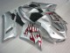 Carénage ZX6R 2005-2006 - Argent Rouge Flamme Carénage ZX6R 2005-2006 - Argent Rouge Flamme