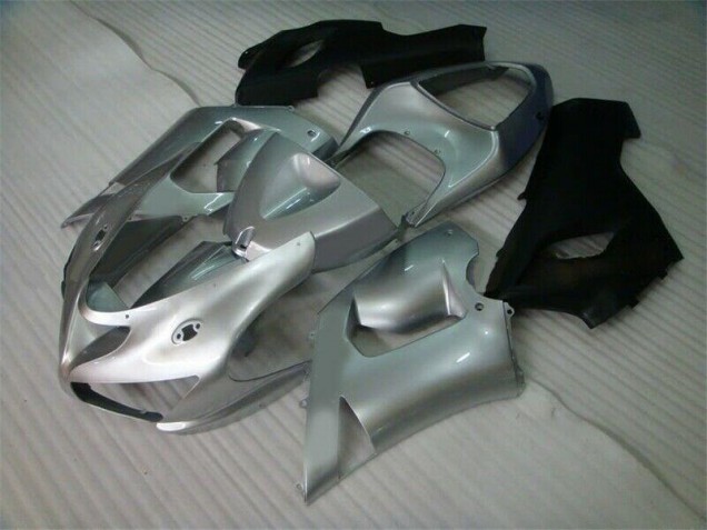 Carénage ZX6R 2005-2006 - Argent Noir Carénage ZX6R 2005-2006 - Argent Noir