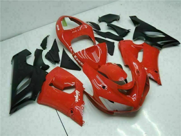Carénages ZX6R 2005-2006 - Rouge Carénages ZX6R 2005-2006 - Rouge