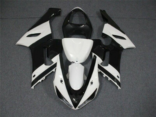 Carénages ZX6R 2005-2006 - Noir Blanc