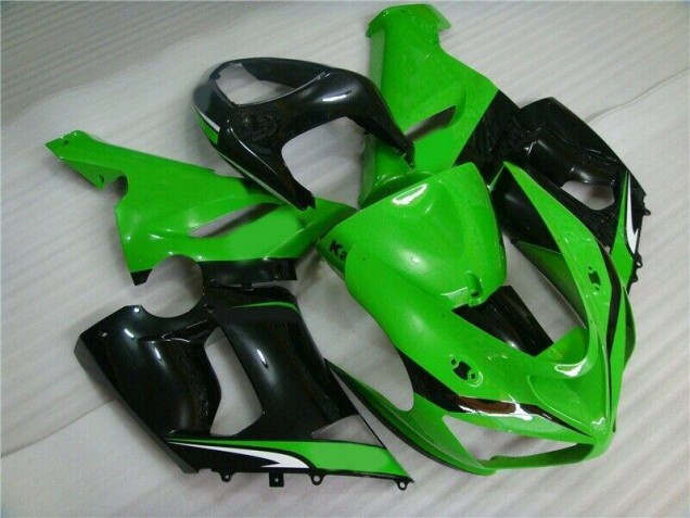 Carénage ZX6R 2005-2006 - Vert Blanc Noir Carénage ZX6R 2005-2006 - Vert Blanc Noir