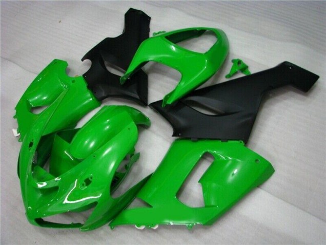 Carénage ZX6R 2005-2006 - Vert Noir Mat Carénage ZX6R 2005-2006 - Vert Noir Mat