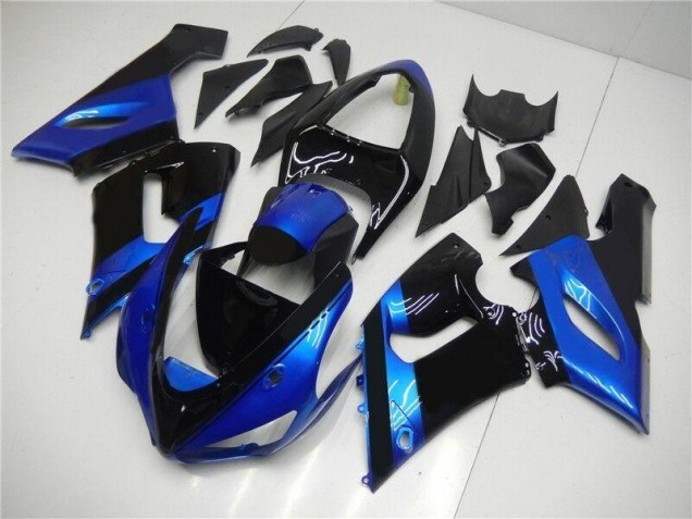 Carénage ZX6R 2005-2006 - Bleu Noir Carénage ZX6R 2005-2006 - Bleu Noir