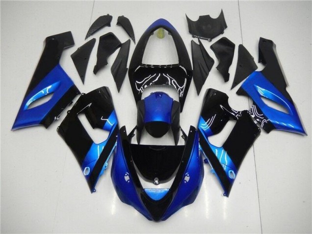Carénage ZX6R 2005-2006 - Bleu Noir Carénage ZX6R 2005-2006 - Bleu Noir