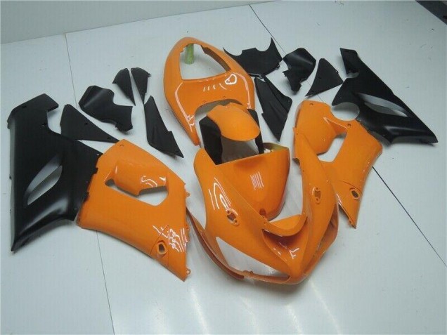 Carénage ZX6R 2005-2006 - Orange Noir Carénage ZX6R 2005-2006 - Orange Noir