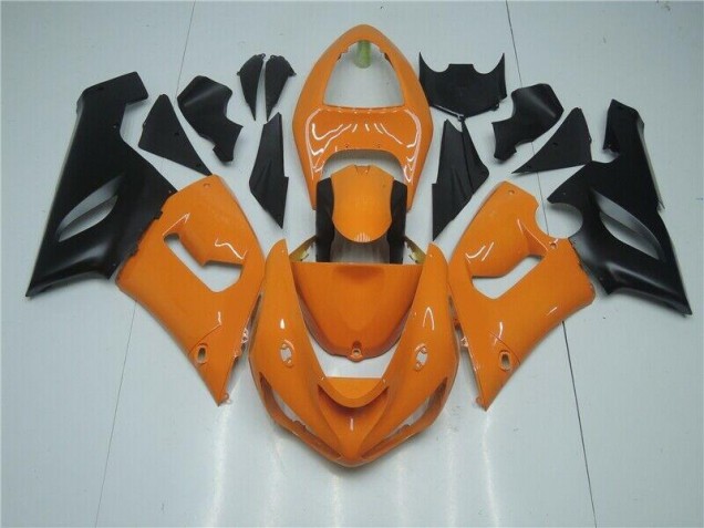 Carénage ZX6R 2005-2006 - Orange Noir Carénage ZX6R 2005-2006 - Orange Noir