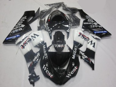 Acheter Carénages ZX6R 2005-2006 - Blanc Noir