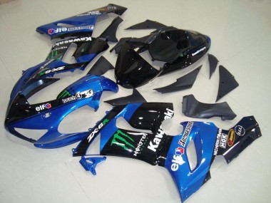 Acheter Carénage ZX6R 2005-2006 - Bleu Monster
