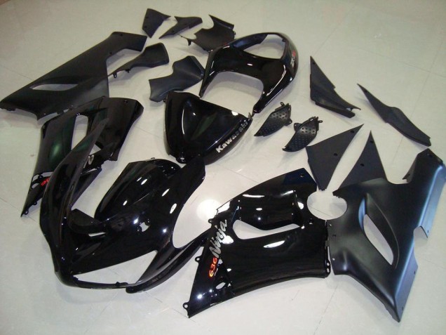 Kit Carénages ZX6R 2005-2006 - Noir Kit Carénages ZX6R 2005-2006 - Noir
