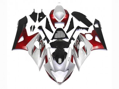 Acheter Carénage GSXR 1000 K5 2005-2006 - Argent Rouge Noir