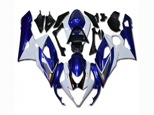 Carrosserie GSXR 1000 K5 2005-2006 - Blanc Bleu Carrosserie GSXR 1000 K5 2005-2006 - Blanc Bleu