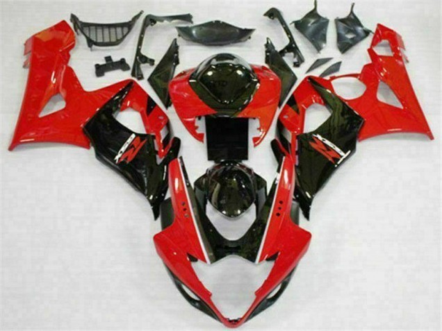 Carrosserie GSXR 1000 K5 2005-2006 - Rouge Noir Carrosserie GSXR 1000 K5 2005-2006 - Rouge Noir