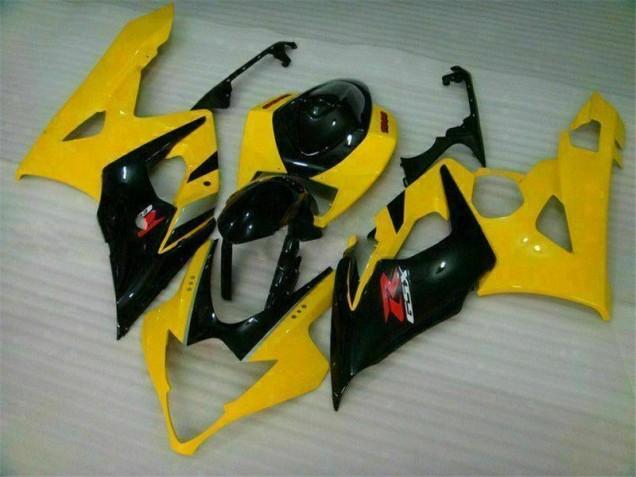 Carénages GSXR 1000 K5 2005-2006 - Jaune Noir Carénages GSXR 1000 K5 2005-2006 - Jaune Noir