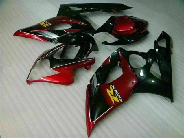 Carénages GSXR 1000 K5 2005-2006 - Rouge Noir