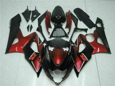 Acheter Carénage GSXR 1000 K5 2005-2006 - Rouge Noir