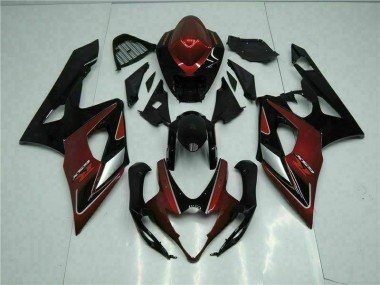 Acheter Kit Carénages & Plastique GSXR 1000 K5 2005-2006 - Rouge Noir