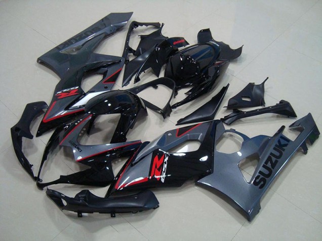Carénage GSXR 1000 K5 2005-2006 - Noir Rouge Décalque Carénage GSXR 1000 K5 2005-2006 - Noir Rouge Décalque