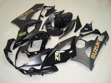Acheter Carénage GSXR 1000 K5 2005-2006 - Noir avec Or Décalque